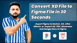 Export Figma to Sketch, XD, After Effects  or  import XD, PDF, Illustrator and Google Docs to Figma