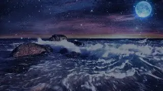 No More Sleepless Night's with Ocean Waves Crashing at Night - Ocean Sounds for Anxiety & Study