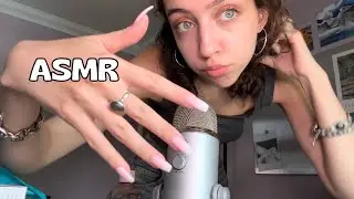 ASMR testing fake nails for the FIRST TIME (lots of random tapping and scratching)