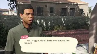Lamar roasts Franklin but in Animal Crossing