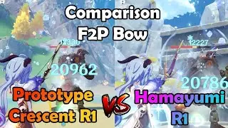 Prototype Crescent R1 VS Hamayumi R1 COMPARISON ON GANYU