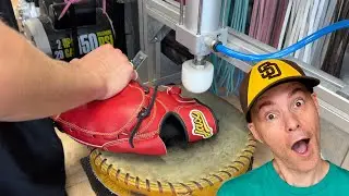 How to break in a baseball glove in 30 minutes! Plus a crazy day at Petco Park