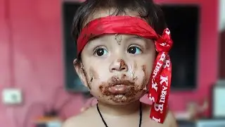 Cute baby Fighting for Cake😂 - A must watch Short video