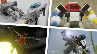 Brickmecha LEGO robot transformers animation compilation 16 