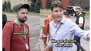 Trudeau just got castrated by a steel worker