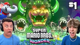 BOWSER IS DESTROYING EVERYTHING! Super Mario Bros. Wonder (Part 1)