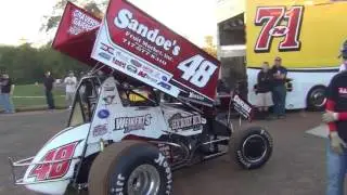 Lincoln Speedway 410 Sprint Car Highlights 09-24-16
