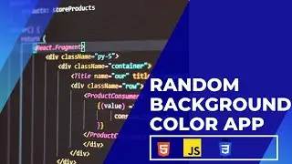 Coding Random Background Color App - No Talking