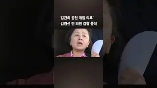 검찰 '김건희 여사 공천개입 의혹' 김영선 전 의원 소환