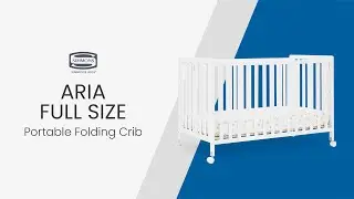 Simmons Aria Full Size Portable Folding Crib