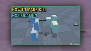 HOW TO MAKE KILL NOTIFICATION | ROBLOX STUDIO | 2022