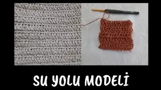 SU YOLU MODELİ #crochetpatterns #kesfet #handmade #knittin #crochet #bag #örgü #handmadeknitting