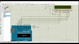 Display name on lcd using arduino uno in proteus 