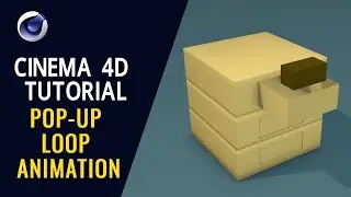 Pop-Up Loop Animation - Cinema 4D Tutorial