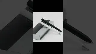 Matt Black Silver Plated Pens