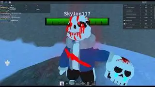 Roblox| Undertale AU Survive Monster Fight - Hardmode Insanity Sans (Mirrored Insanity Sans phase 2)