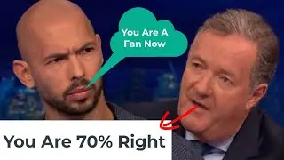 Andrew Tate Gets Good Feed Back From Piers Morgan About Positive Effects On Young Men