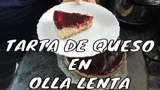 Tarta de queso en olla lenta / Slow cooker cheese cake