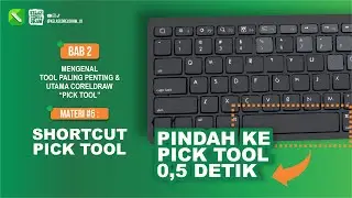 #17 CorelDraw Pemula : Shortcut Pick Tool di CorelDraw
