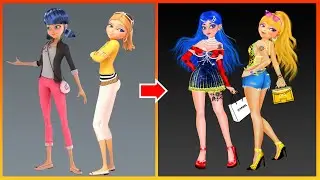 Miraculous: Ladybug And Chloe, Alya Glow Up   - Miraculous Cartoon Art