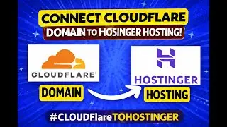 Connect Hostinger Hosting to Cloudflare Domain | connect hostinger to cloudflare