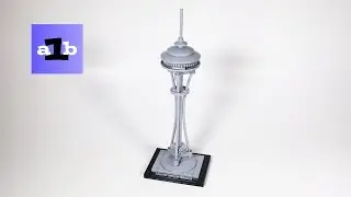 LEGO ARCHITECTURE Series 21003 Seattle Space Needle Time Lapse Build