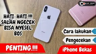 CARA CEK IPHONE BEKAS DAN UMUR IPHONE SEBELUM MEMBELI / PASTIKAN LAKUKAN PENGECEKAN INI AGAR AMAN