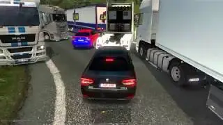 опер объезжает пробки в ets 2
