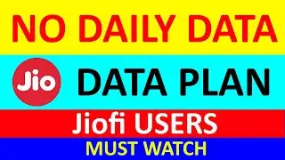 Jio STOP Daily data Plan| Jiofi devices may be discontinued in future| Jio Prepaid | MAY 2020
