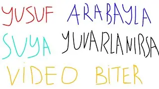 YUSUF ARABAYLA SUYA YUVARLANIRSA VİDEO BİTER