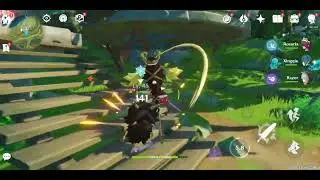 Poco F3 Genshin Impact highest graphics 60 fps test gameboost using semi-conductor cooling fan