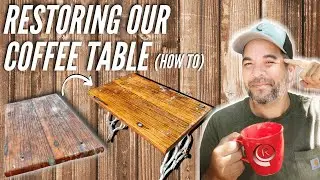 Restoring Our Outdoor Coffee Table (How To)