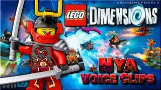 All Nya Voice Clips • Lego Dimensions • (Eliza Jane Schneider) All Voice Lines