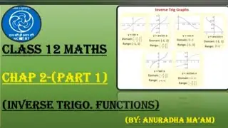 inverse trigonometric functions ||chap 2 || part 1 || class 12 maths