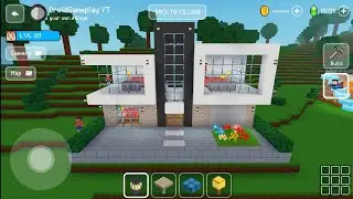 Furnished Modern House - Block craft 3d: Building Game