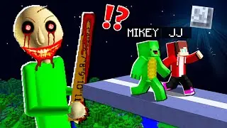 How Baldi BECAME TITAN and ATTACK MIKEY and JJ ? - in Minecraft Maizen