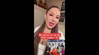 My voice is in an ITZY song! 😱