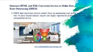 HTML and XML Conversion, India | Online Data Entry Outsourcing (ODEO)