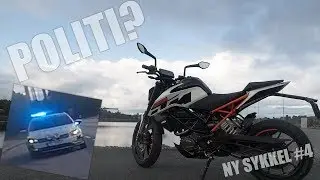 Stoppa av politiet | Tester KTM Duke 125 2018 | Ny sykkel # 4 | NORSK MOTOVLOG