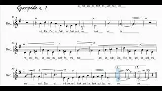 Gymnopédie n. 1 - Per flauto dolce