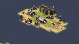 Red Alert 2 | Water Word Map | Great Britain | Extra hard ai