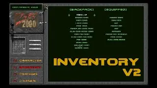 Harvest Doom: The inventory screen is done! update and next plans.