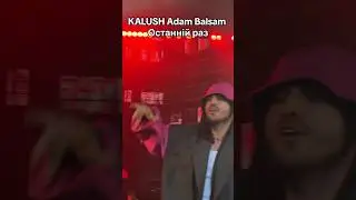 KALUSH Adam Balsam - Останній раз      Дякуємо вам за перший 🍋 в ютуб і за 5к відосів в тікток❤️