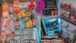 DALI EVERYDAY GROCERY HAUL WORTH 2,300pesos lang!! (budget friendly) 💛💐