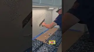 This BLUE decorative BACK SPLASH resembles the lakeside: Woodstock, GA. #remodeled