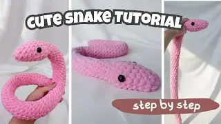 How to Crochet a Snake 🐍 | Easy Amigurumi Snake Tutorial for Beginners
