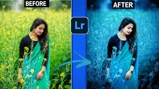 Lightroom blue dark tone photo editing |Lightroom mobile editing |lightroom presets |Blue tone edit