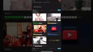 🎯GOALS - Notion template on iPad #shorts