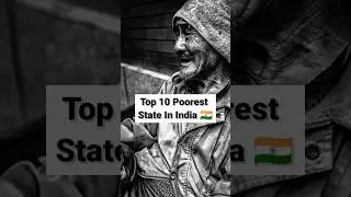 Top 10 Poorest State in India 🇮🇳 