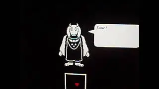 Undertale on old camera